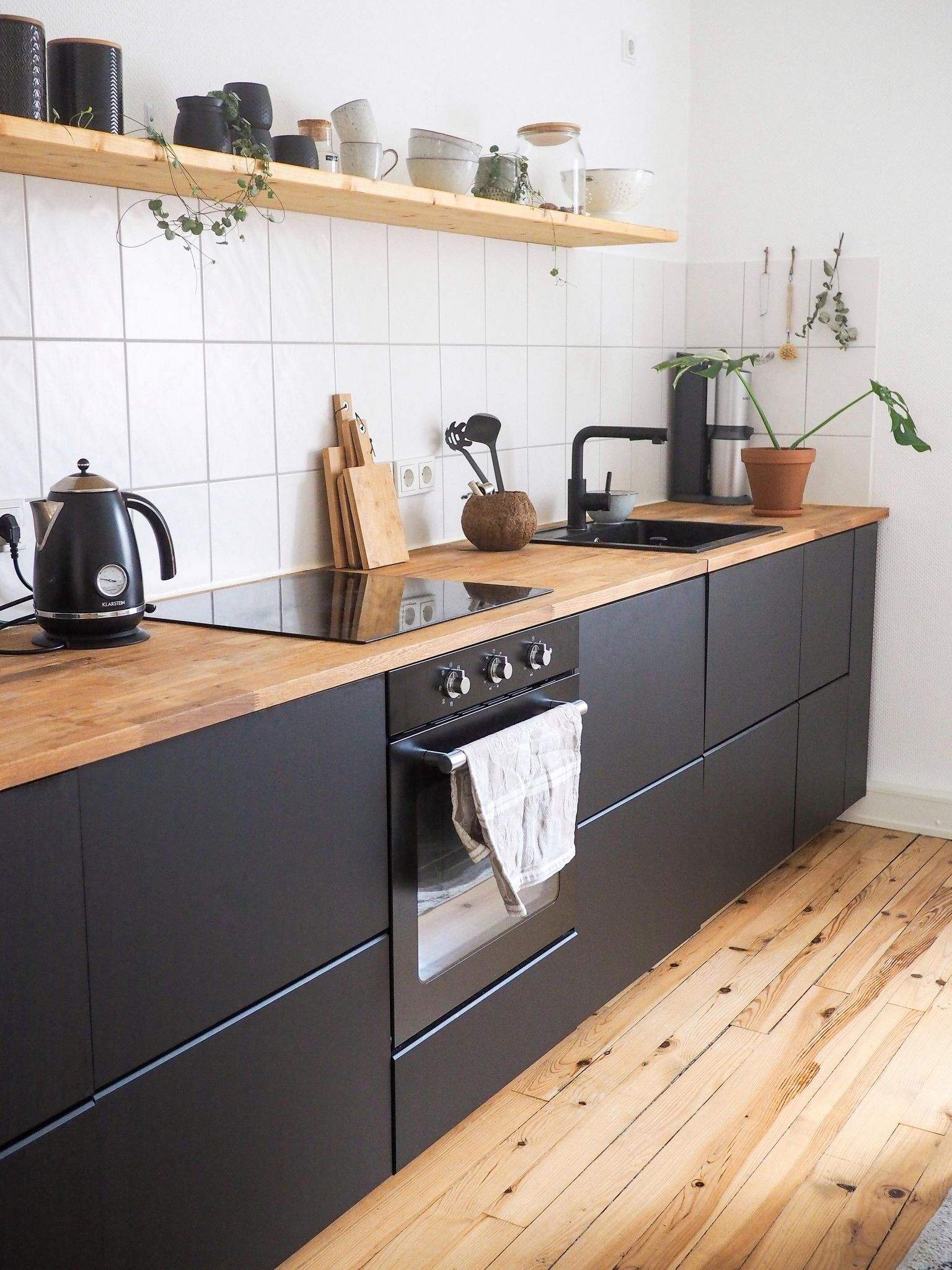 Küche Mit Regal 🌟 #Kitchen #Couchliebt #Küche | Wohnung Küche